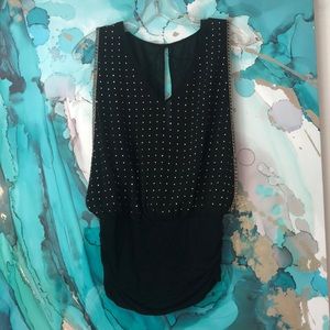 🐦🐦💎BEBE Beautiful 2 layer dressy top